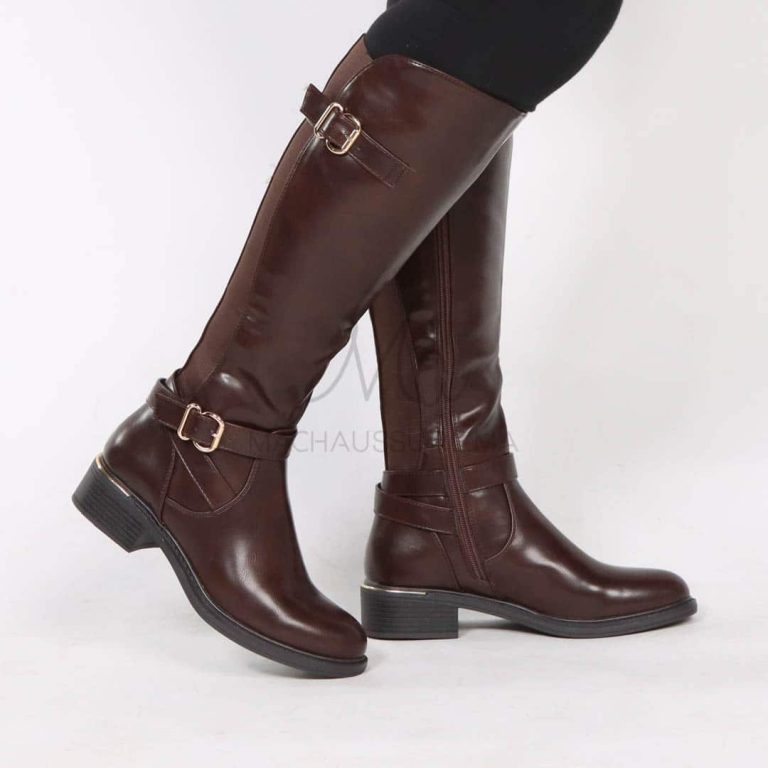allure – bottes femmes en marron