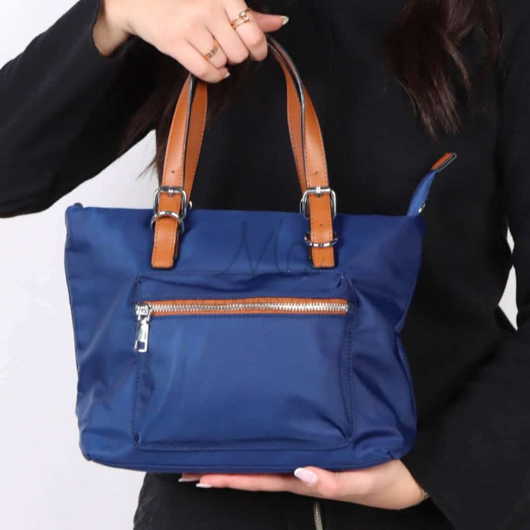 UrbanVibe – Sac à main en Bleu-Marron
