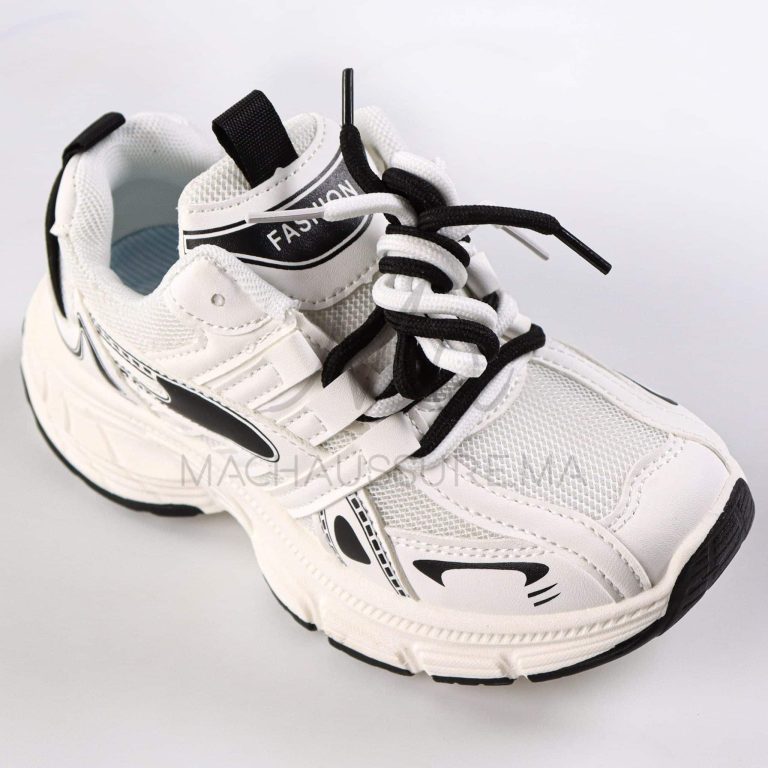 activestep – baskets enfants en noir