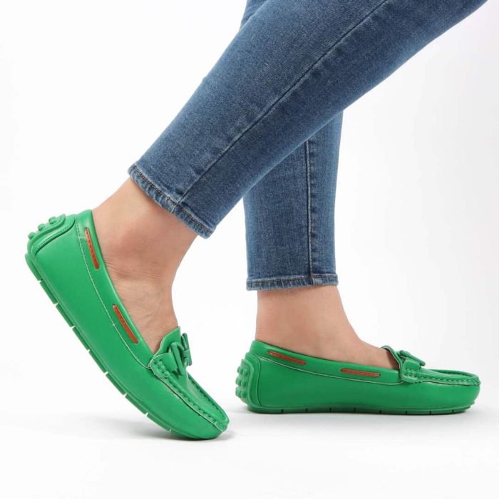YOULIA – Mocassinns Femmes en Vert – Image 2