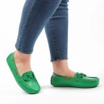 YOULIA – Mocassinns Femmes en Vert