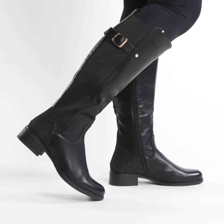 noha – bottes femmes en noir