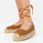 Zeste – Sandales compensées en Tabac – Image 3