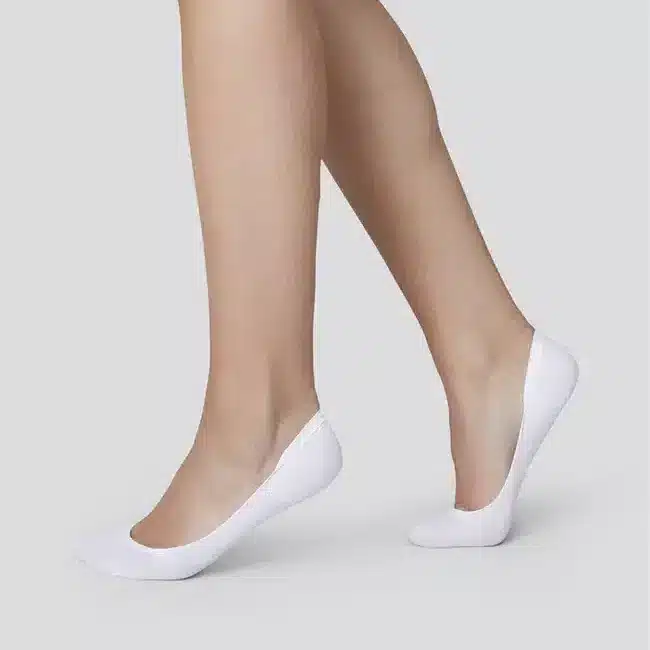 chaussettes blanc en coton