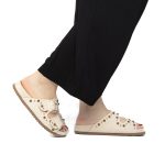 Chamsi - Sandales plates en Beige – Image 3