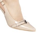 Noor - Escarpins demi talon en Beige – Image 2