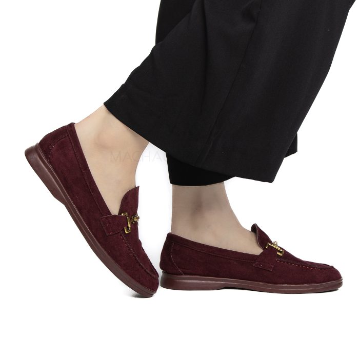 Rihla – Mocassins Femmes en Bordeaux – Image 3