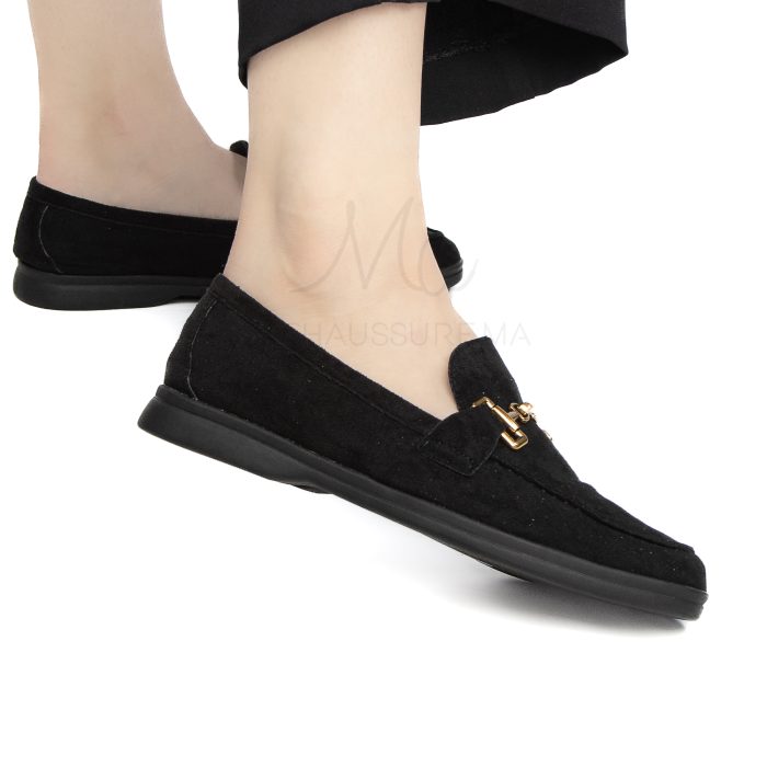 Rihla – Mocassins Femmes en Noir – Image 5