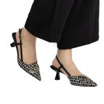 Sabra - Escarpins demi talon en Noir