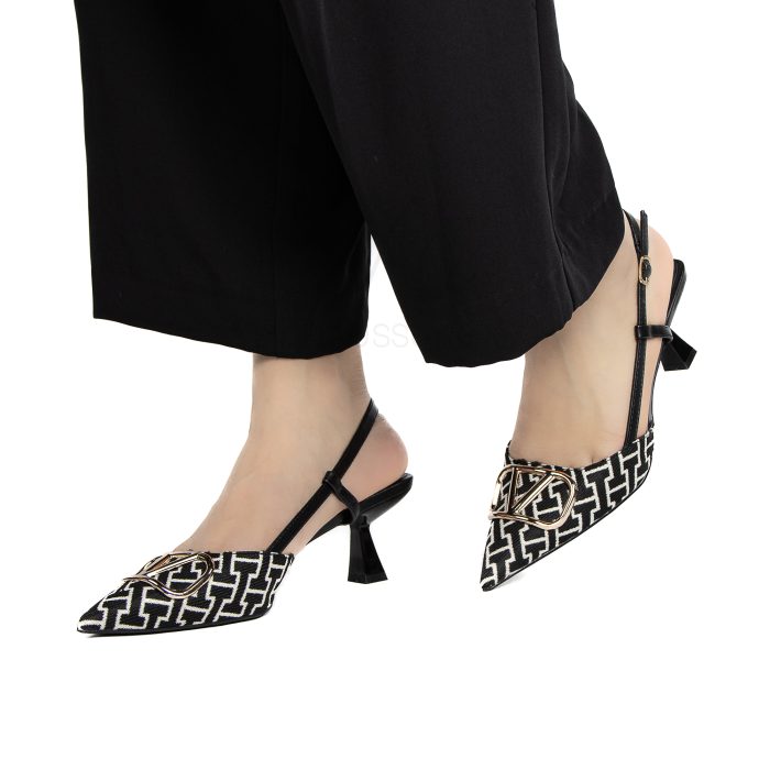 Sabra - Escarpins demi talon en Noir – Image 4