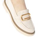Le Soulier – Derbies Femmes en Beige – Image 2