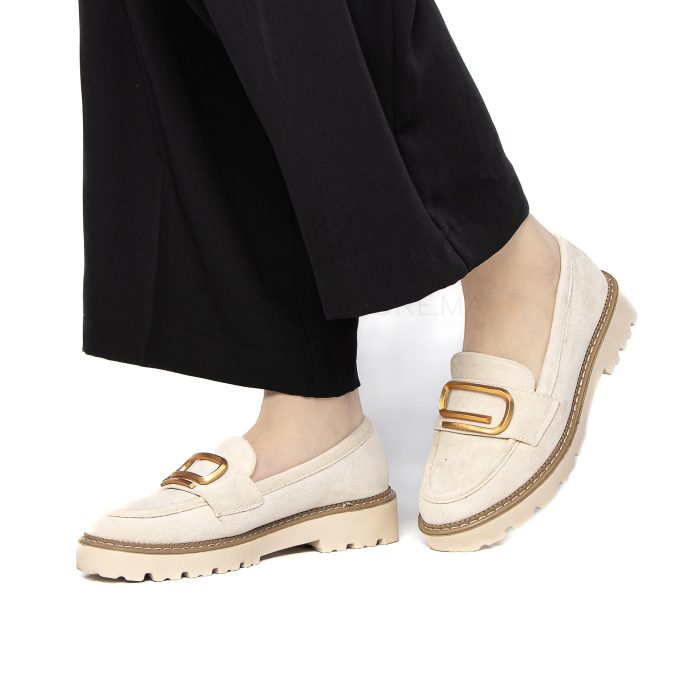 Le Soulier – Derbies Femmes en Beige – Image 5