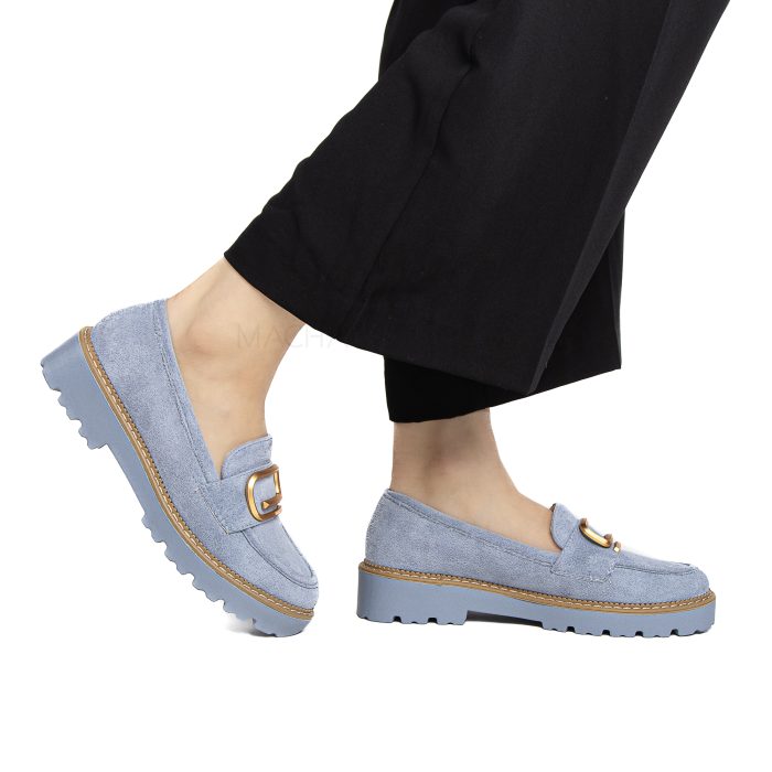 Le Soulier – Derbies Femmes en Bleu – Image 3