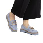Le Soulier – Derbies Femmes en Bleu