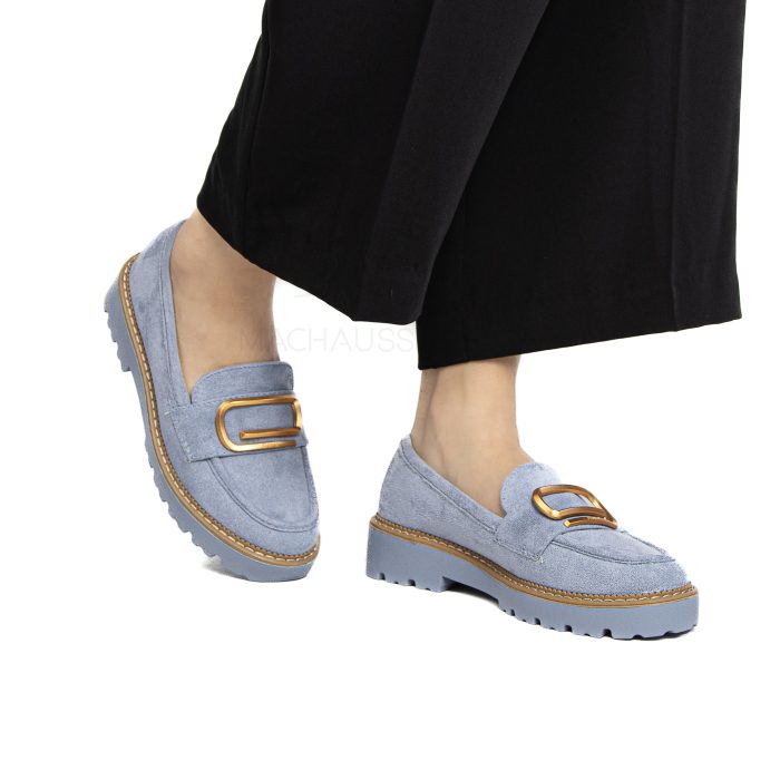 Le Soulier – Derbies Femmes en Bleu – Image 1