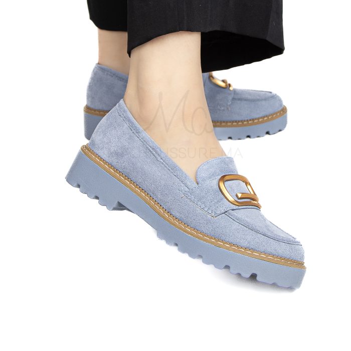Le Soulier – Derbies Femmes en Bleu – Image 5