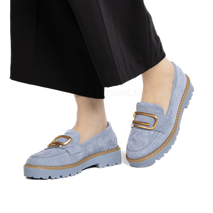 Le Soulier – Derbies Femmes en Bleu – Image 4