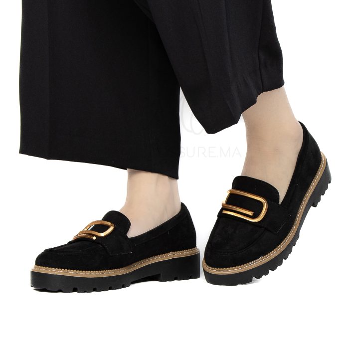 Le Soulier – Derbies Femmes en Noir – Image 4