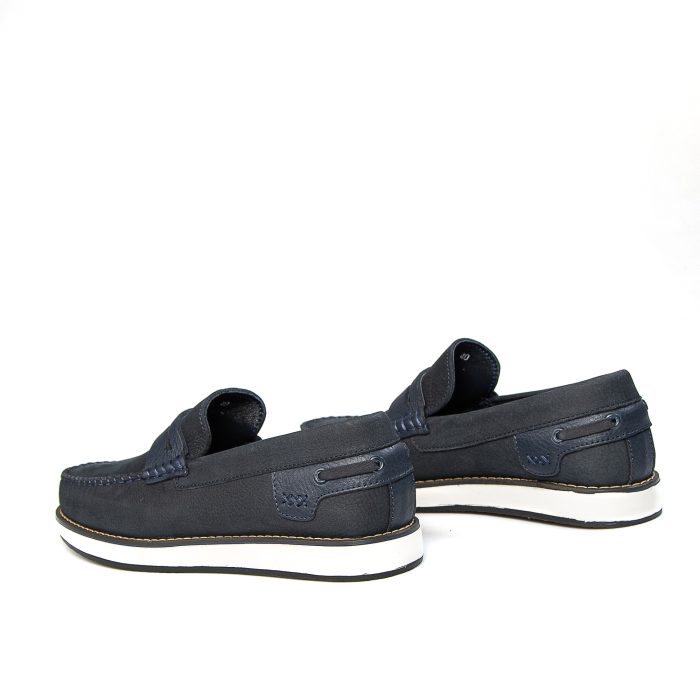 MAJD - Mocassins 100 % Daim Bleu – Image 4