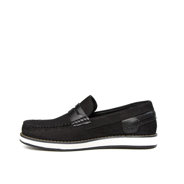 MAJD - Mocassins 100 % Daim Noir – Image 4