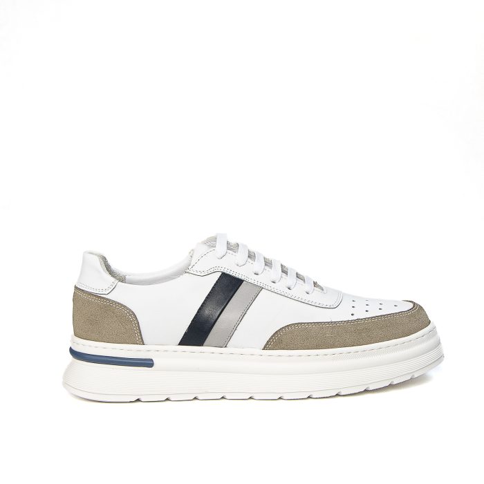 Manso – Baskets confortables en Blanc – Image 1