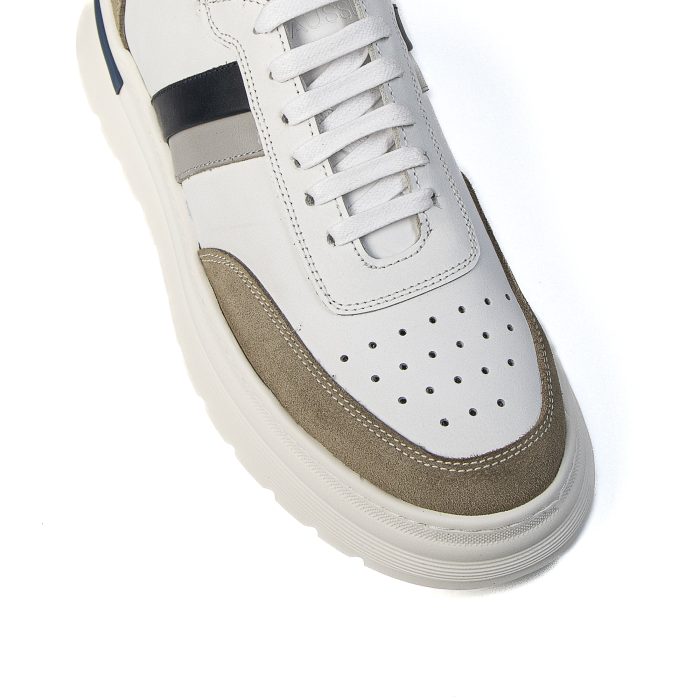 Manso – Baskets confortables en Blanc – Image 2
