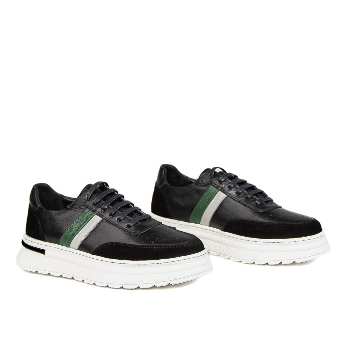 Manso – Baskets confortables en Noir – Image 3