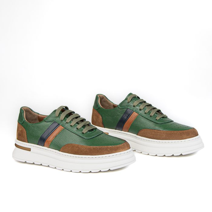 Manso – Baskets confortables en Vert – Image 3