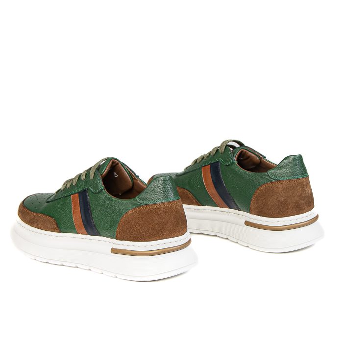 Manso – Baskets confortables en Vert – Image 4