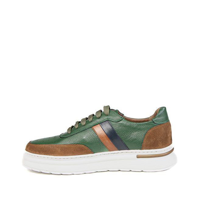 Manso – Baskets confortables en Vert – Image 5