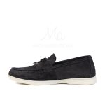 OPERA - Mocassins 100 % Daim bleu – Image 3