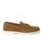 OPERA - Mocassins 100 % Daim Marron