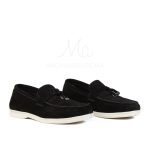 OPERA - Mocassins 100 % Daim Noir – Image 2
