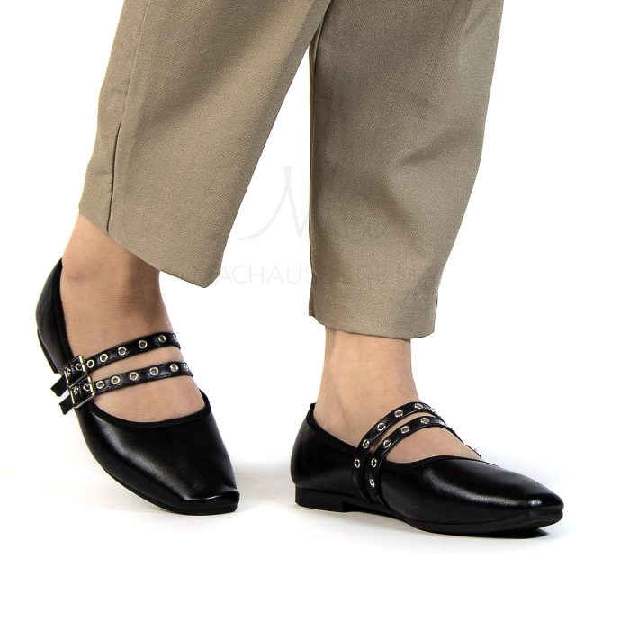 Farha – Ballerines Femmes en Noir – Image 1