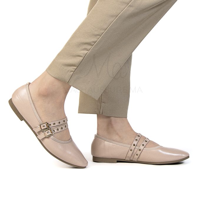 Farha – Ballerines Femmes en Taupe – Image 3