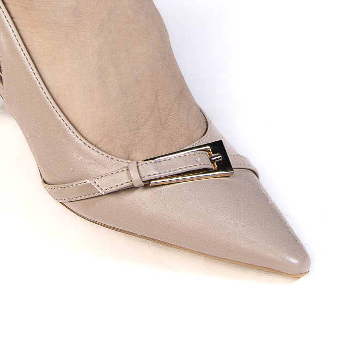 Jamila - Escarpins Femmes en Taupe – Image 2