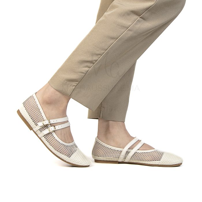 Marha – Ballerines Femmes en Beige – Image 3
