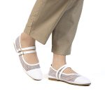 Marha – Ballerines Femmes en Blanc