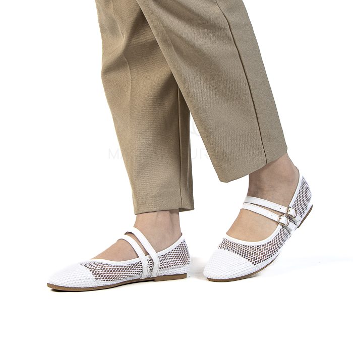 Marha – Ballerines Femmes en Blanc – Image 5
