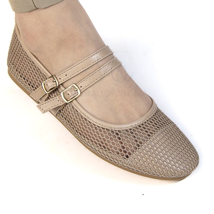 Marha – Ballerines Femmes en Kaki – Image 2
