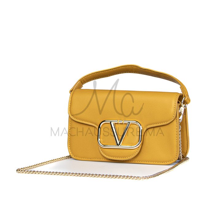 Vivara  – Sac à main en Moutarde – Image 3