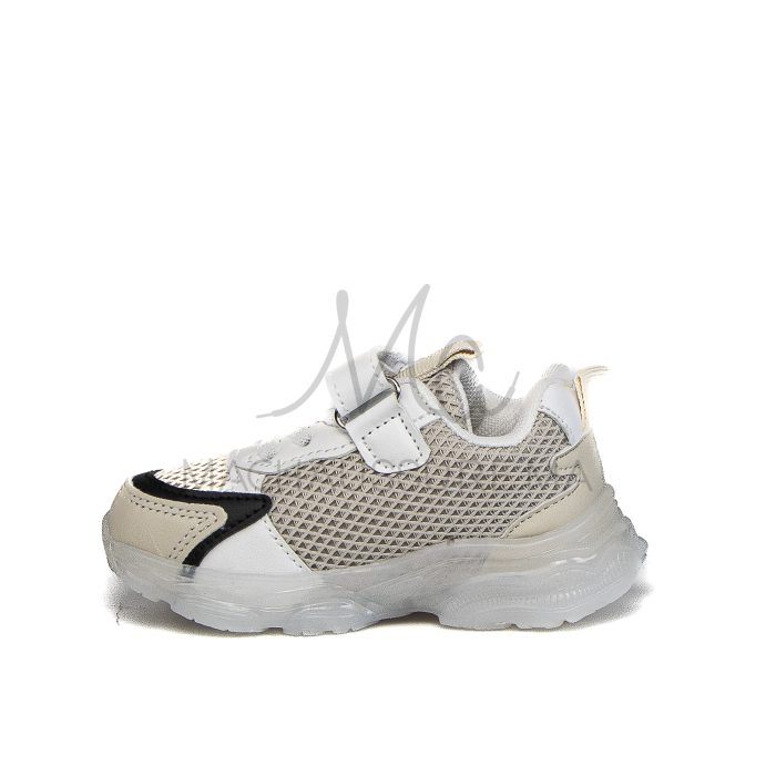 Jad – Baskets enfants en Beige – Image 4