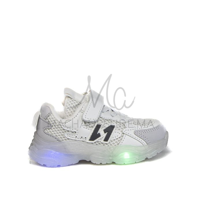 Jad – Baskets enfants en Blanc – Image 1