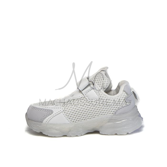 Jad – Baskets enfants en Blanc – Image 4