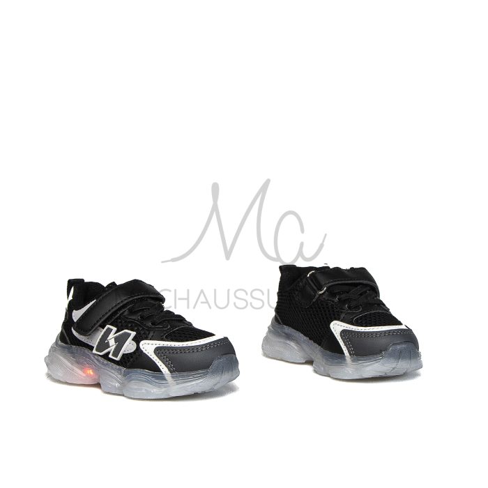Jad – Baskets enfants en Noir – Image 3