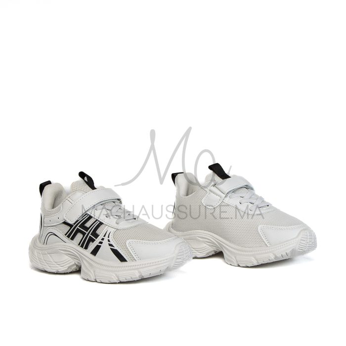 FlexRun – Baskets enfants en Noir – Image 3