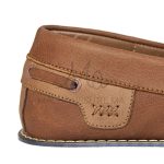 MAJD – Mocassins 100 % Daim Tabac – Image 4
