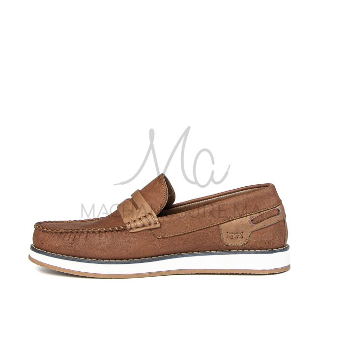 MAJD – Mocassins 100 % Daim Tabac – Image 6