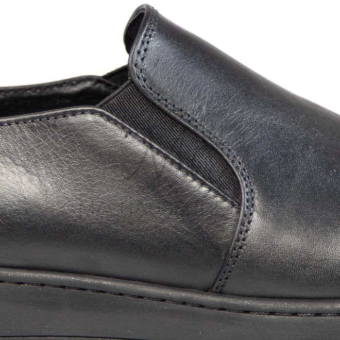 Baron – Chaussures de ville Hommes en Noir – Image 2
