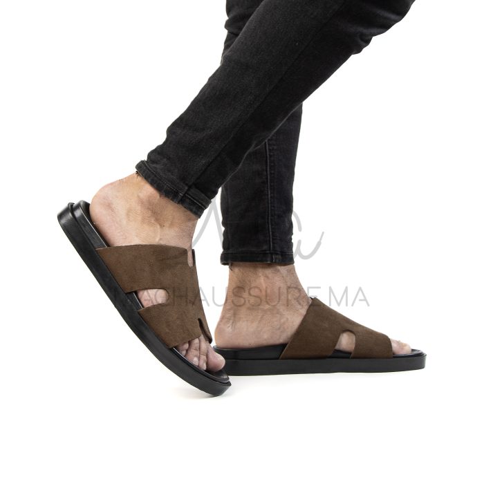 Abrid – Snadales Homme en Marron – Image 2